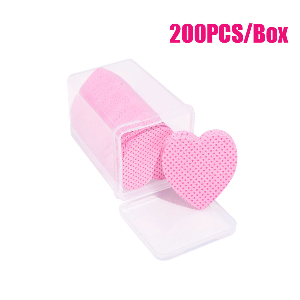 200Pcs/Box Lint Free Gel Nail Polish Remover Pad High Quality Beauty Wipes Tools