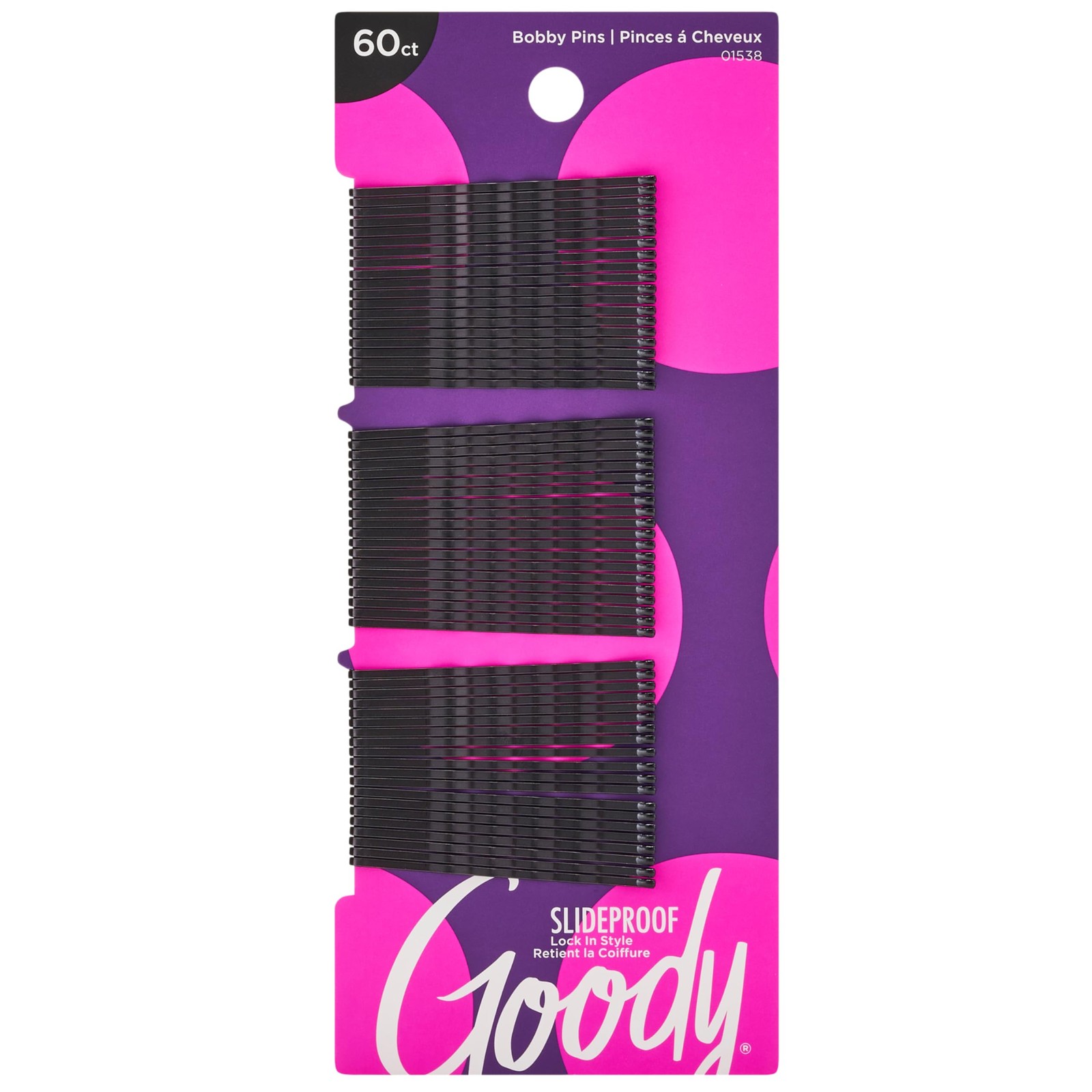 Goody 255-Piece Black Bobby Pin Kit with 255 Count (Pack of 1),
