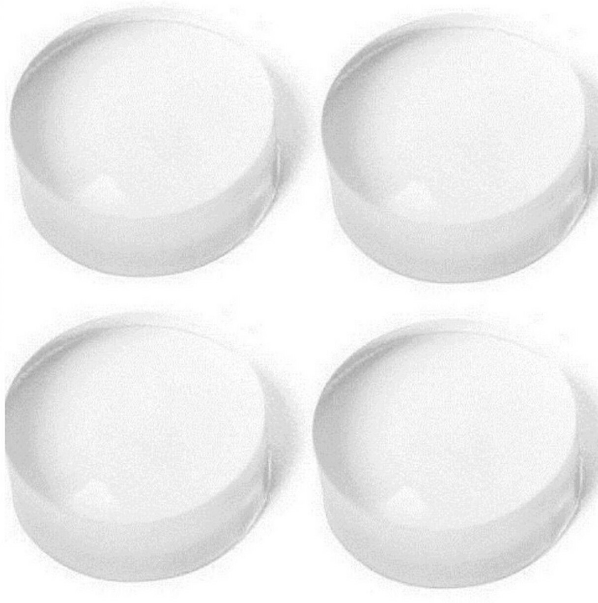 Nail Stamper Replacement Heads for Nail Art Stamping Marshmallow Super Soft 4pcs
