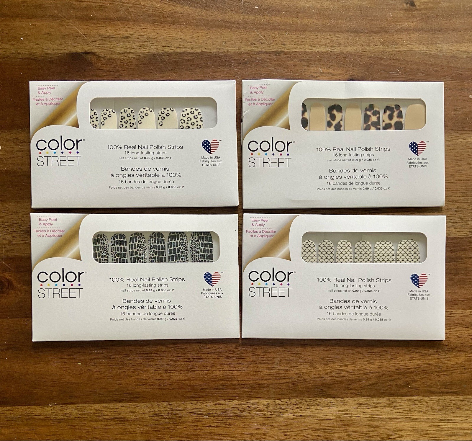 Lot of 20 – Color Street Nail Polish Strips Bundle New Sealed Assorted
