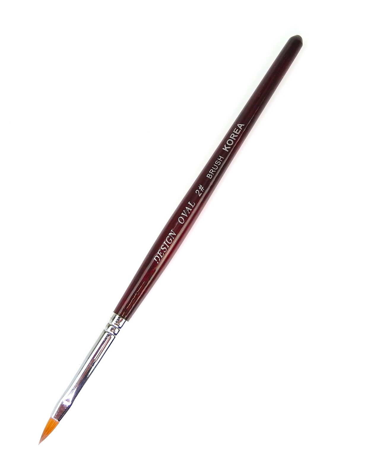 Kolinsky Acrylic Nail Brush Round Wood Handle #2