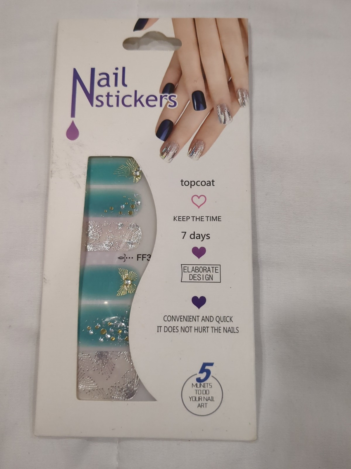 12 Grids Multi Color Spring Nail Glitter Sequins & Nail Art Stickers – New