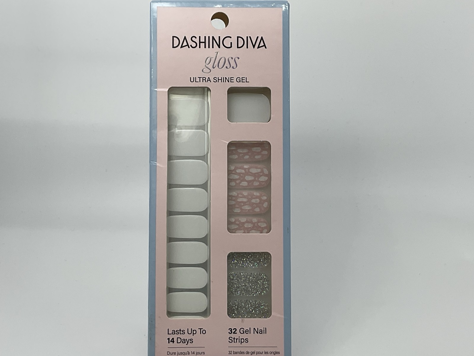 Dashing Diva GLOSS Gel Nail Strips Salt Cave 32 Count