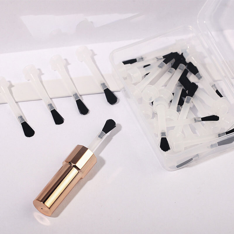 25/66pcs Nail Polish Brush Head Disposable Replacements Brush Kit Manicure Tools