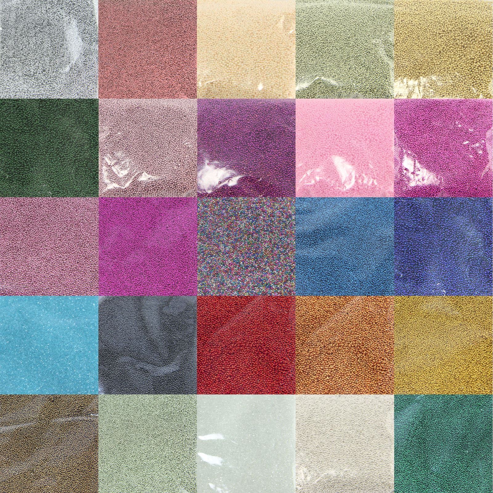 Caviar Microbeads Wholesale and Small Quantity Nail Art Mini Balls Bulks