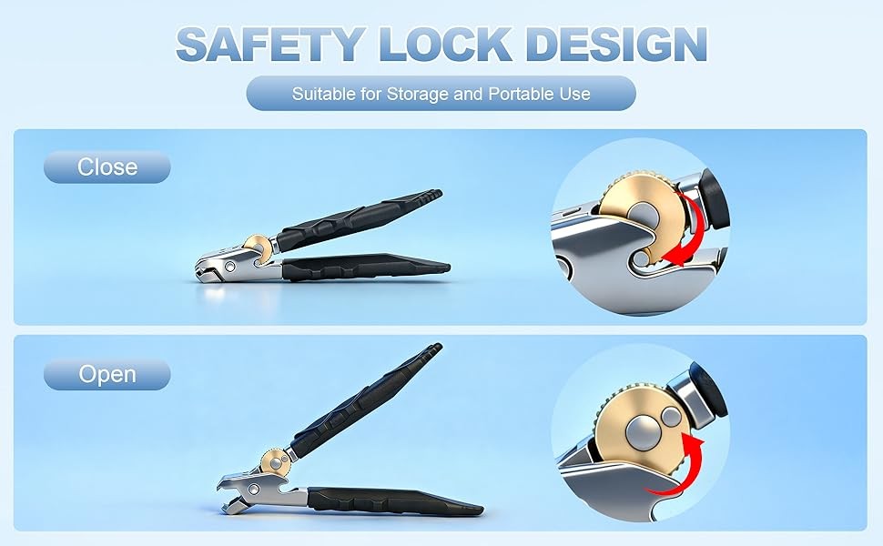 6-in-1 Toenail Clippers for Seniors with Thick Nails – Heavy Duty Wide Opening