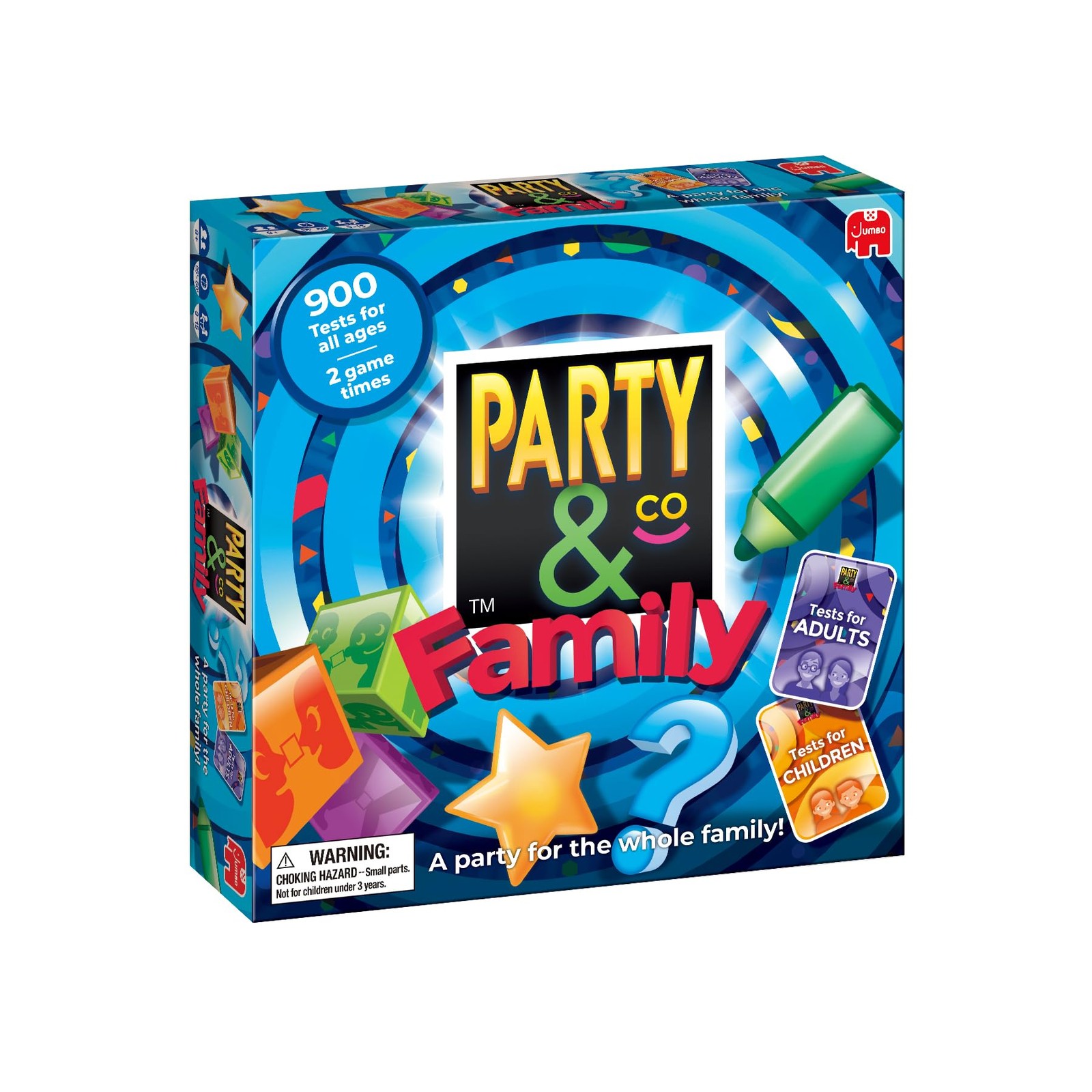 Jumbo Party & Co. Family Board Game – Fun 3.5 x 10.5 x 0.1 inches