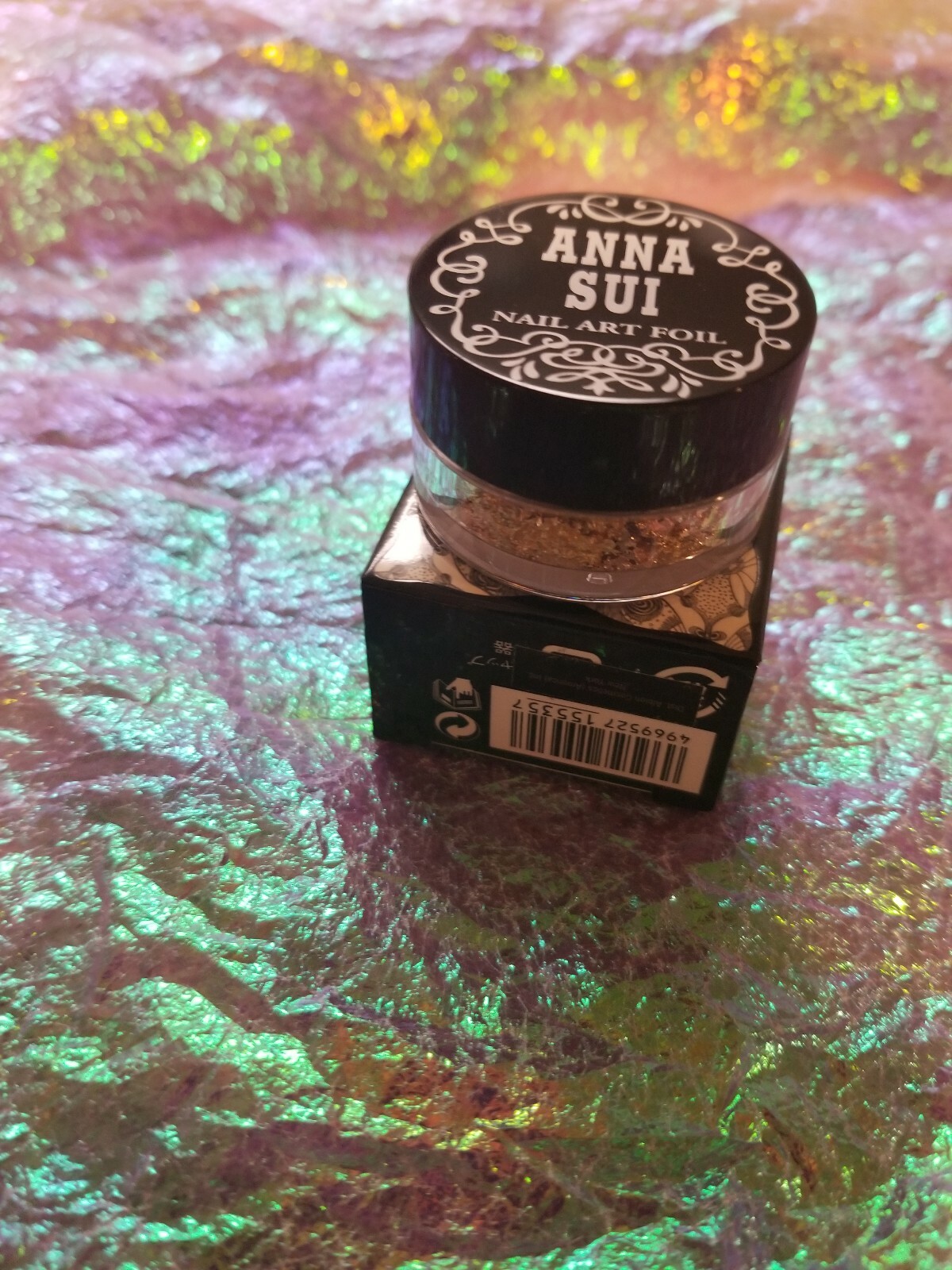 Anna Sui Nail Art Foil Bronze Gold NIB LIMITED EDITION 17g