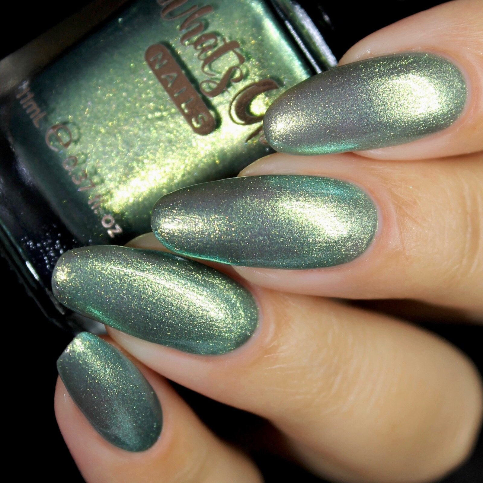 Peridot Nail Polish (Green Duochrome) Nail Polish for Nail Art