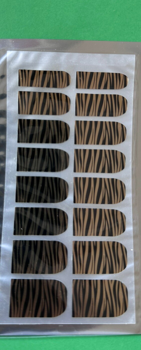 3 Multicolor 16 Patch In a Pack Nail Stickers Full Nail Wraps Strips Brand New.