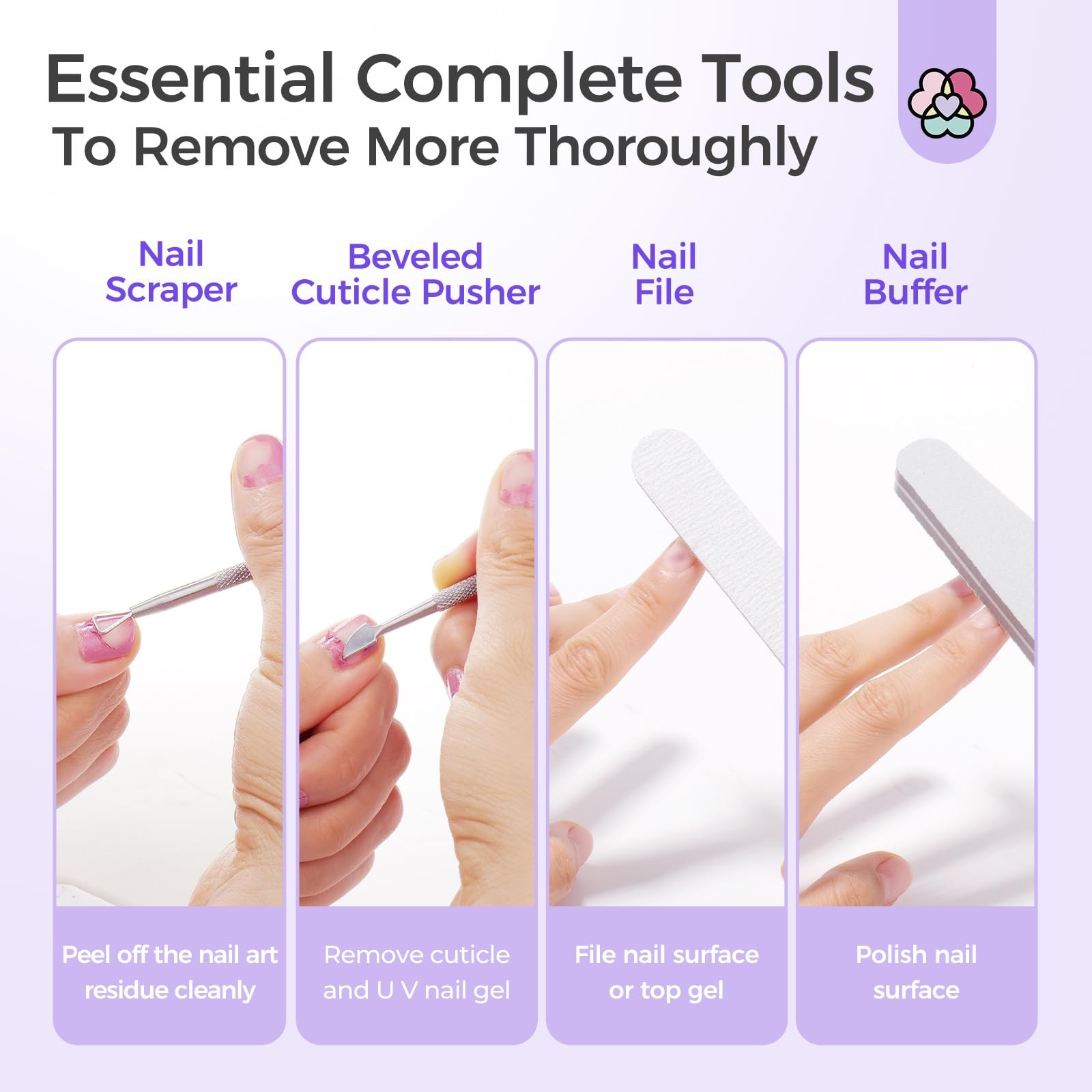 SAVILAND Nail Polish Remover Steam: Electric Steam Machine for 1-Purple