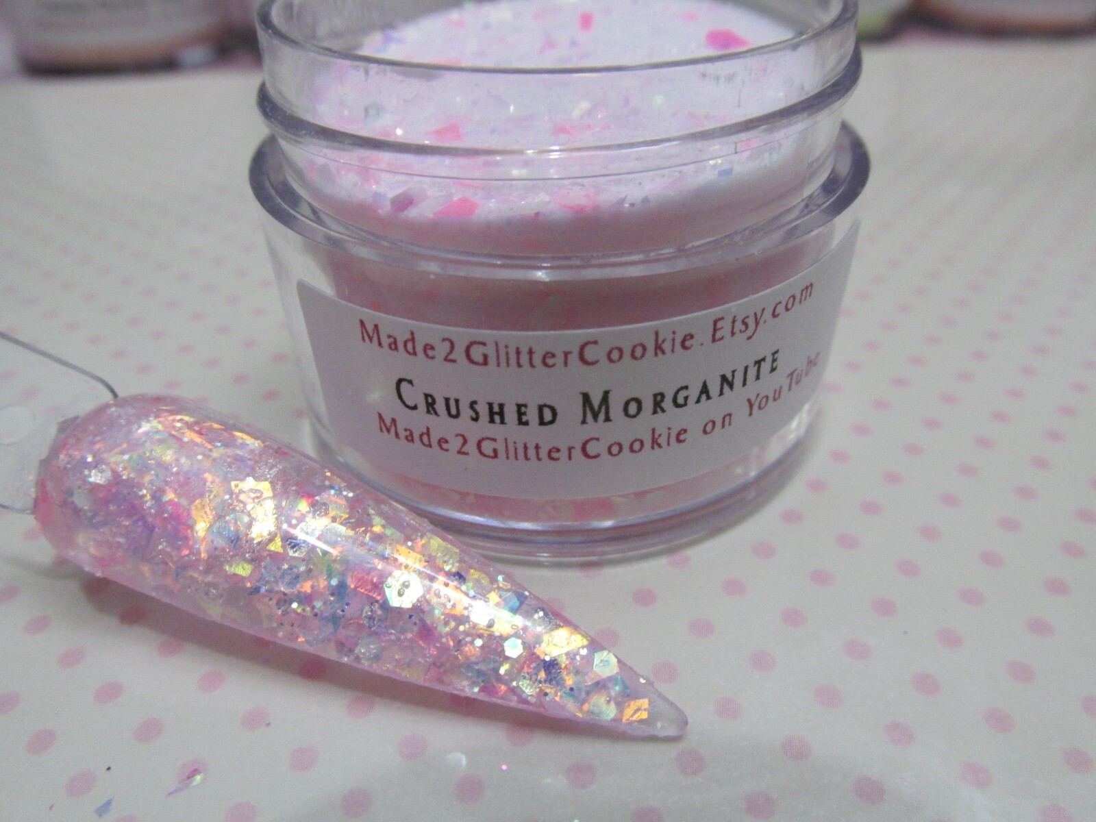 Glitter Flakes Crushed Jewels nail art set