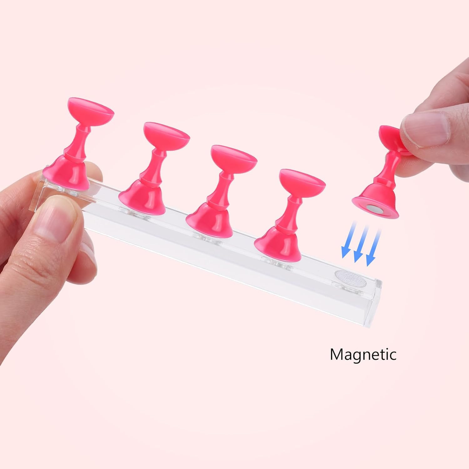 Nail Stand Acrylic Nail Art Display Stand Practice Nail Holder for Painting Nail