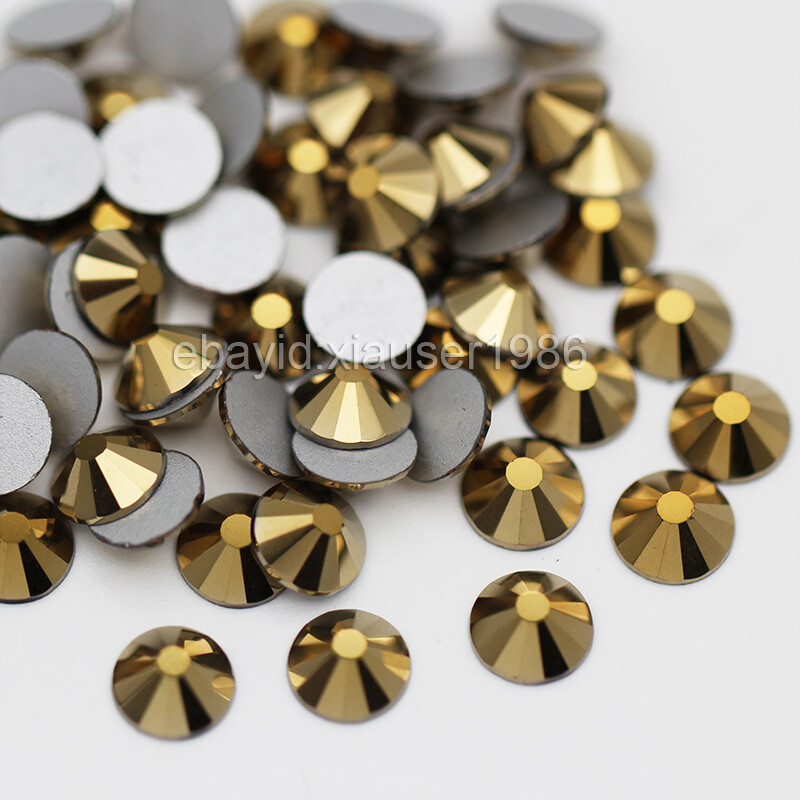 1440pcs Glitter Flatback Rhinestones Glass Crystal Gems For Nails Makeup Clothes