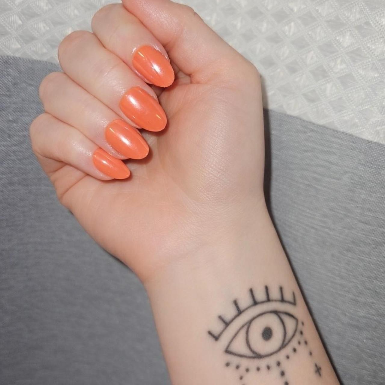 Glamnetic Lush Coral Press-On Nails – Partial Set (Glazed Short Oval)