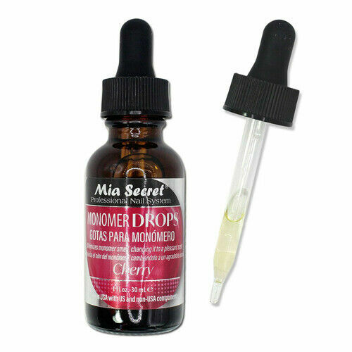 Mia Secret Monomer Drop 1 oz – PEACH or CHERRY SCENT (Pick Yours)
