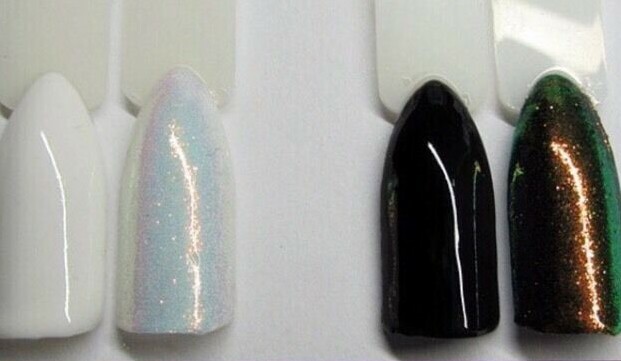 SALE! 5g Mermaid Effect Nail Powder AB Dust Shimmer Unicorn Iridescent Craft UK