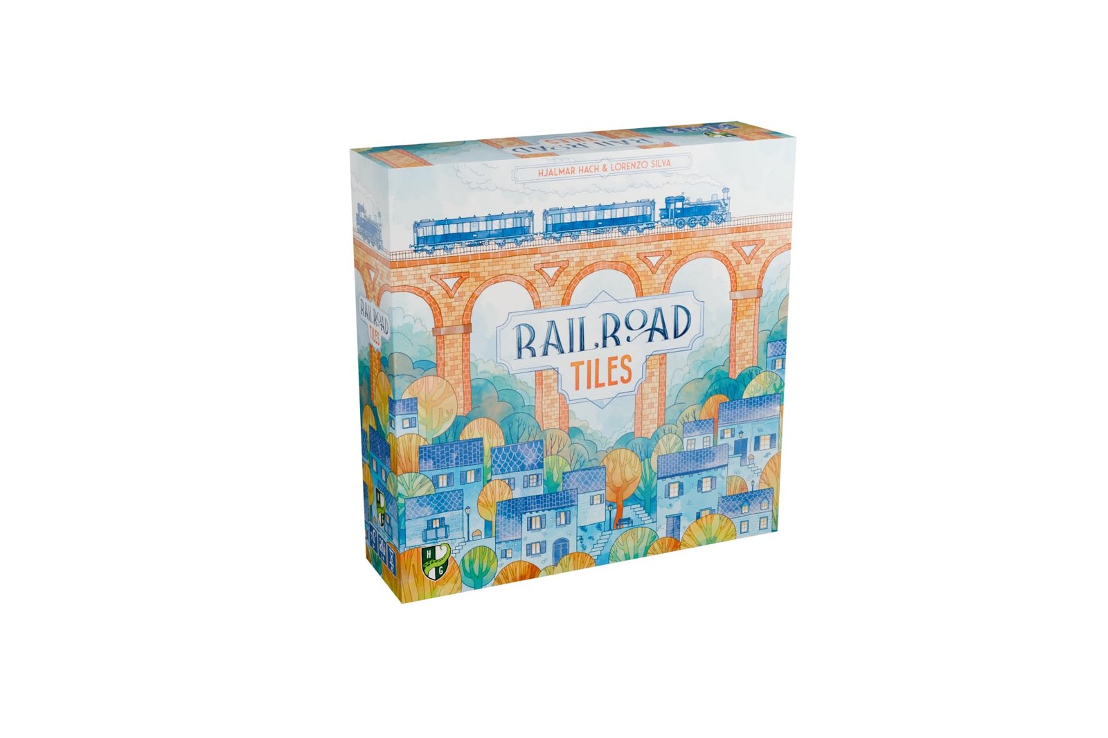 Railroad Tiles Board Game – Network-Building Tile-Laying Game, Family Small
