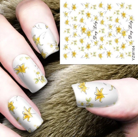 Flower, Floral Nail Art Water Decals DIY Nail Wraps.(Group 2)