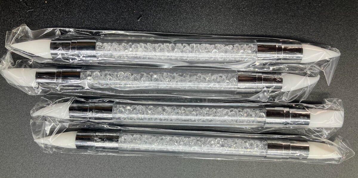 Nail art supplies, fake nail tips, silicone sculpting tools for modeling gel, 3D