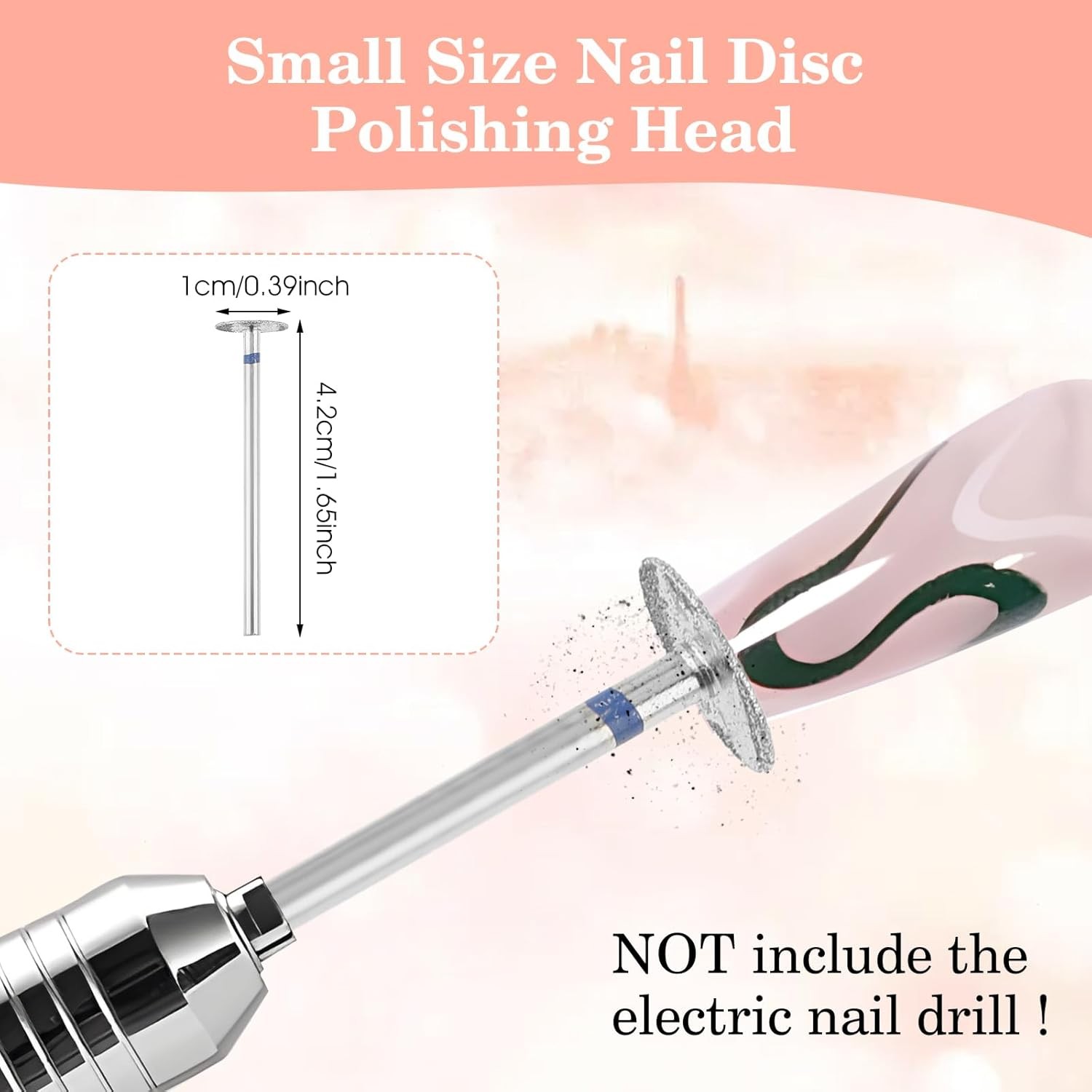 Sanding Disc Nail Drill Bits, Flat Nail Drill Bits, Electric Foot
