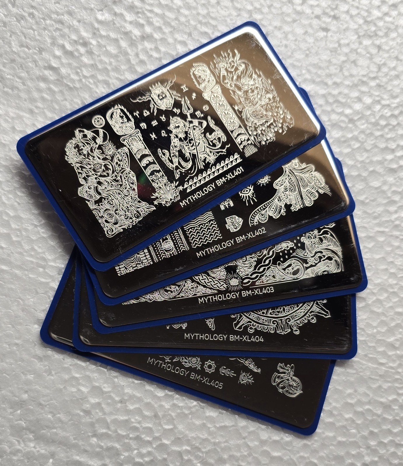 Bundle Monster Maniology Mythology Nail Stamp plate set BM-XL401 402 403 404 405