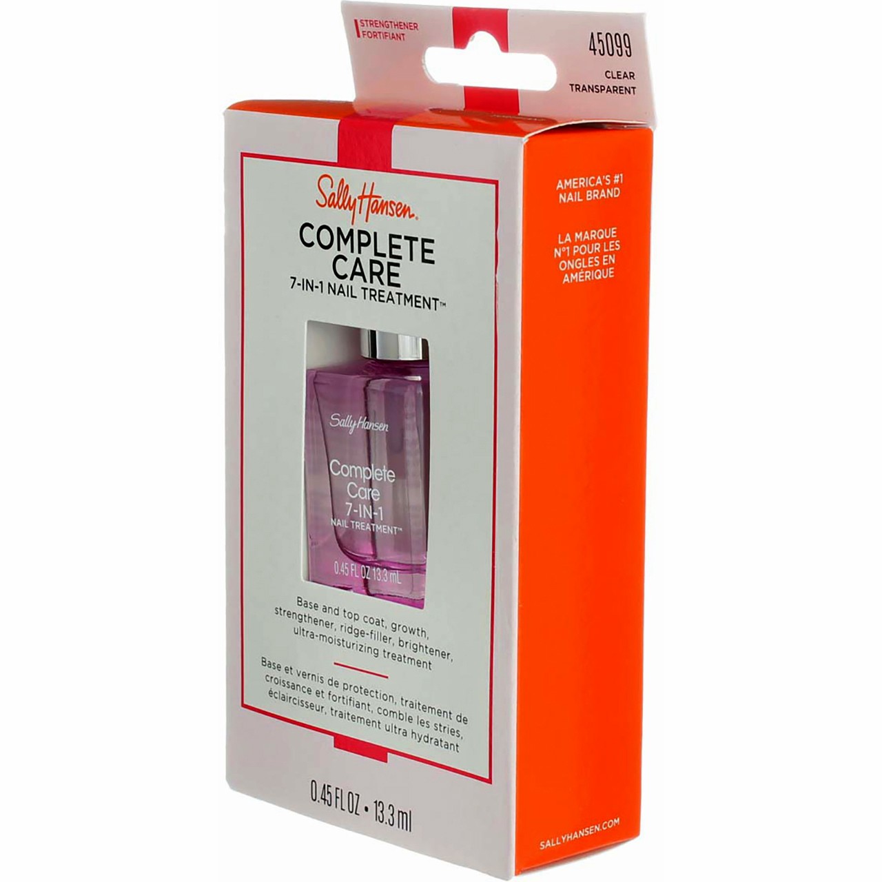 Sally Hansen Complete Care 7-IN-1 Nail Treatment, Clear Transparent, 0.45 fl oz