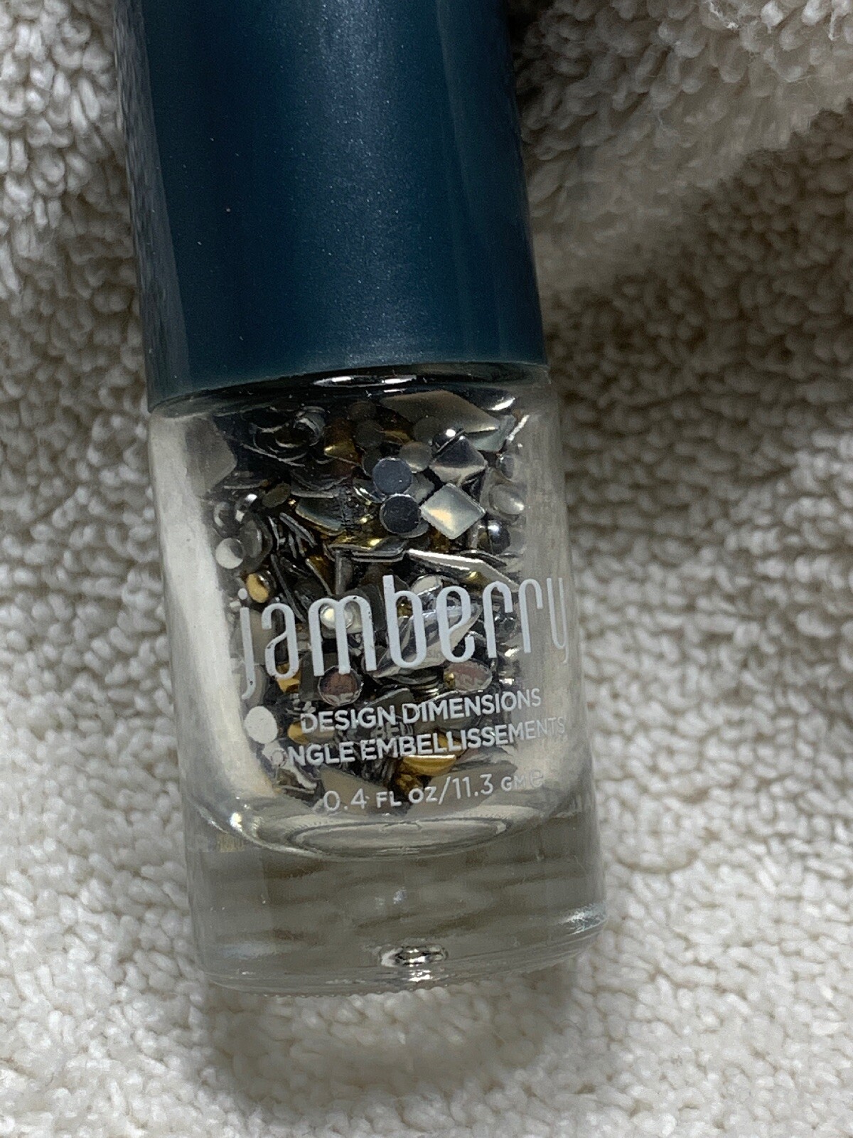 Jamberry Professional Nail *Mixed Metals* NC54 Design Dimensions Embellishments