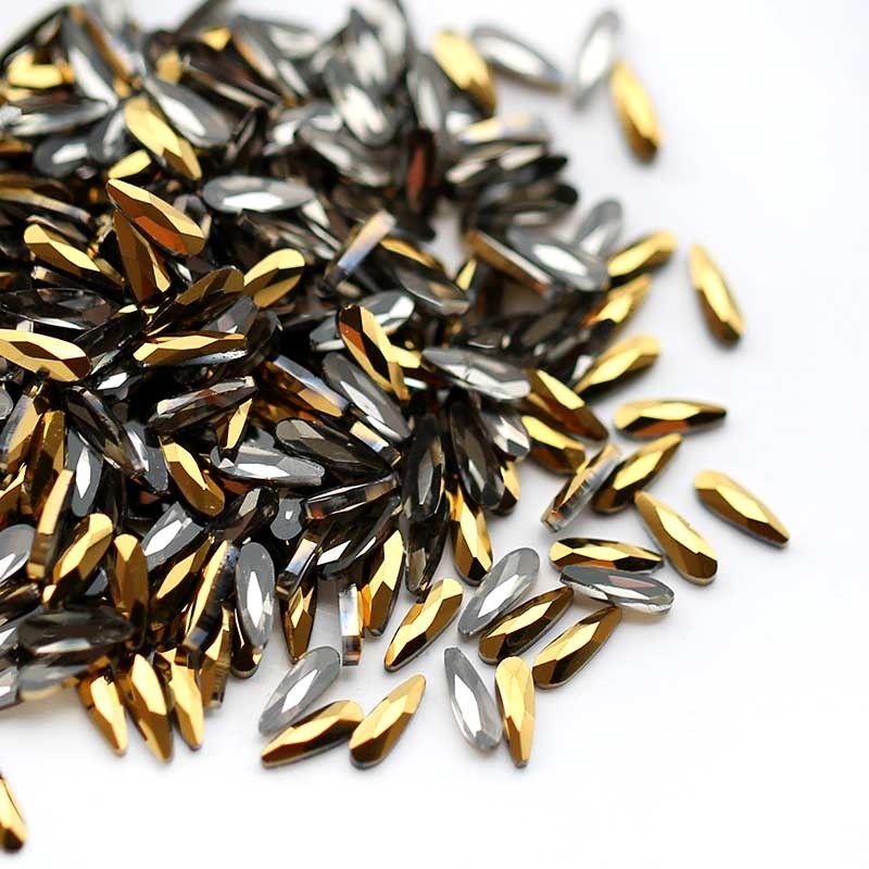 Multi-style Abnormity Nail Art Rhinestones Glitter Gems 3D Tips DIY Decoration