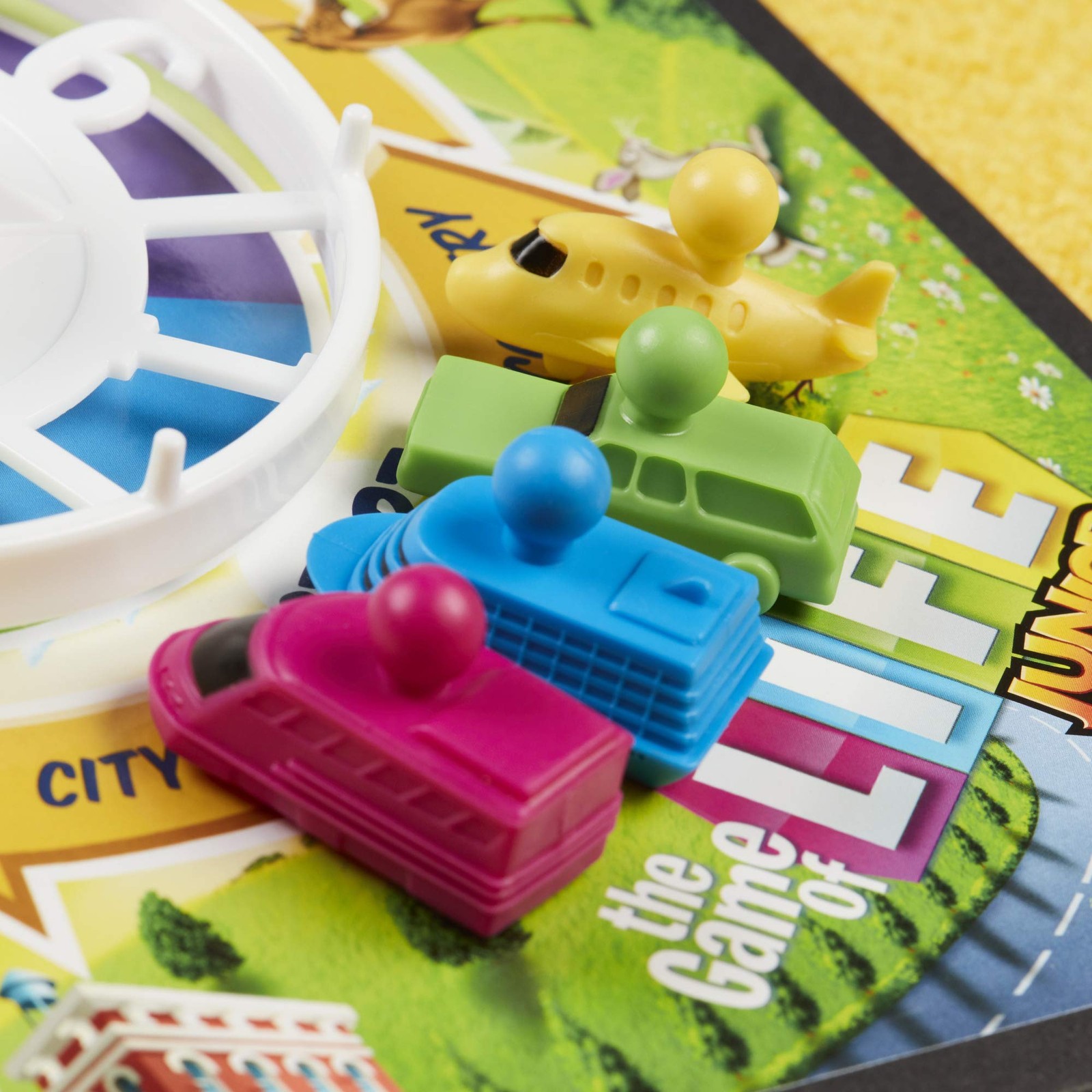 Hasbro Gaming The 0.875 ft x 1.094 x 0.136 ft, Blue, Pink, Yellow, Green