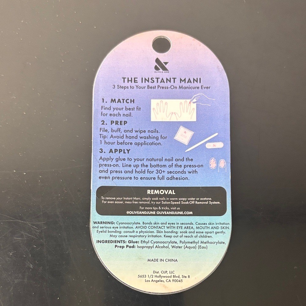 Olive & June Maximalist Instant Mani Press-On Nails – Slam Dunk Chrome