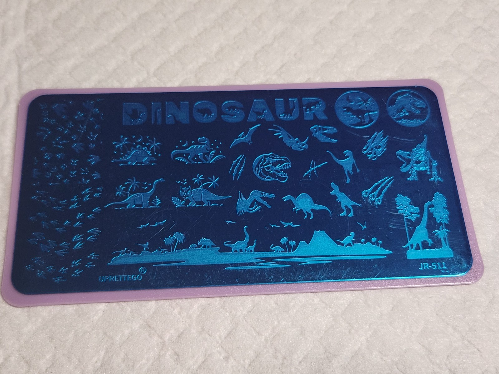 Realism Style Dinosaurs Nail Stamping Plate – New (JR-511)