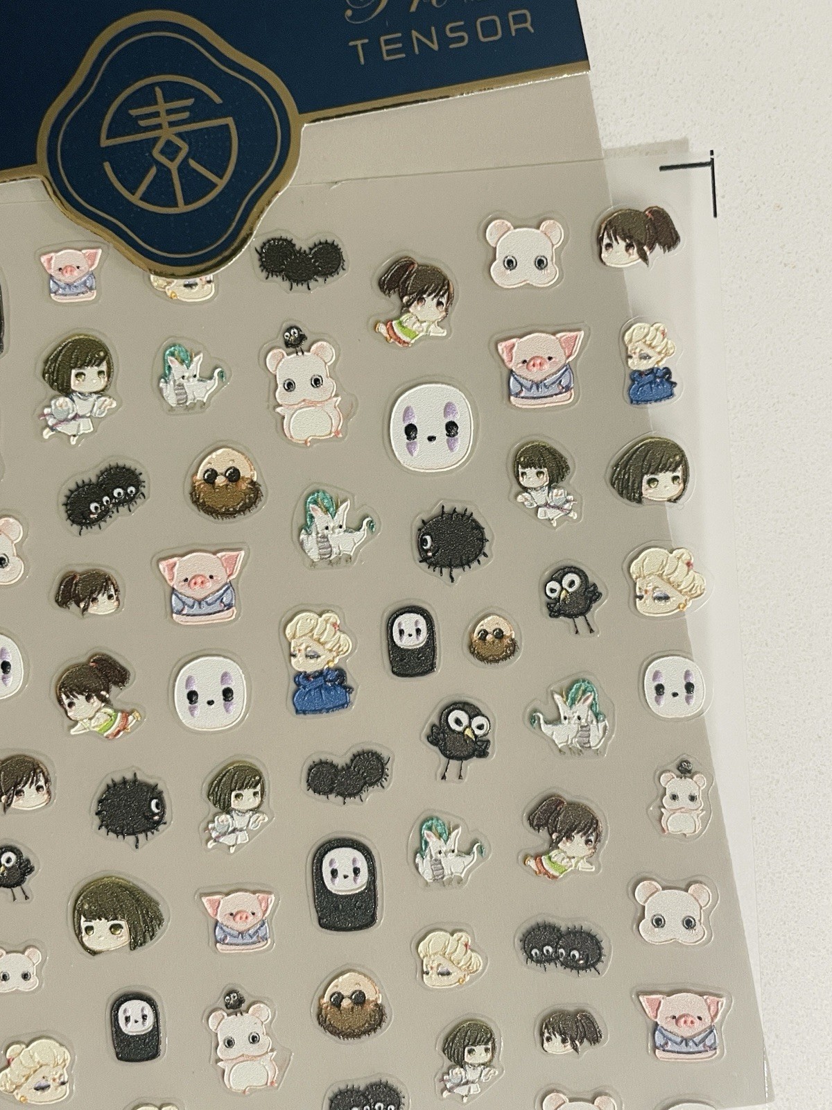 Ghibli 5D High-Quality Nail Stickers – Anime Characters Nail Decals