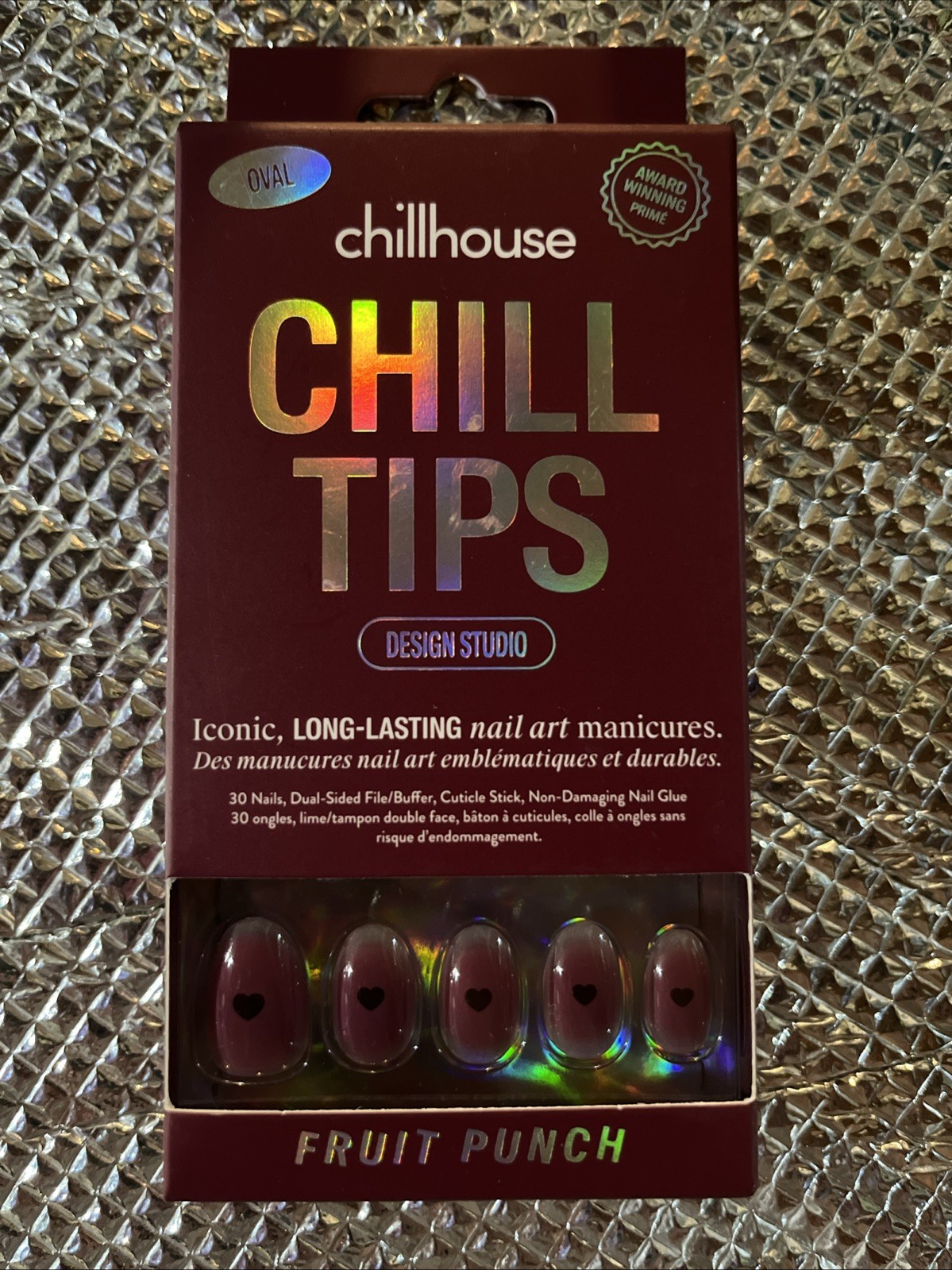 Chill House Chill Tips Long Lasting Press On Nails Nail Glue Included
