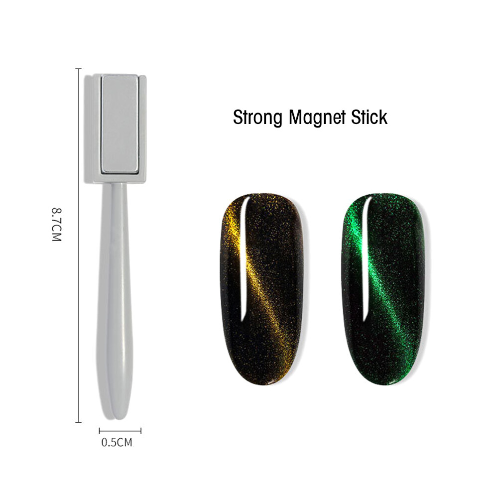 6Pcs Nail Magnet Tool Set With Double Head Flower Design Fr Cat Eye Use DIY S3T1