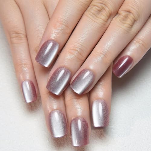 30 Ounce Short Square Mauve Cat Eye – Mauve-8124 – Set of 30