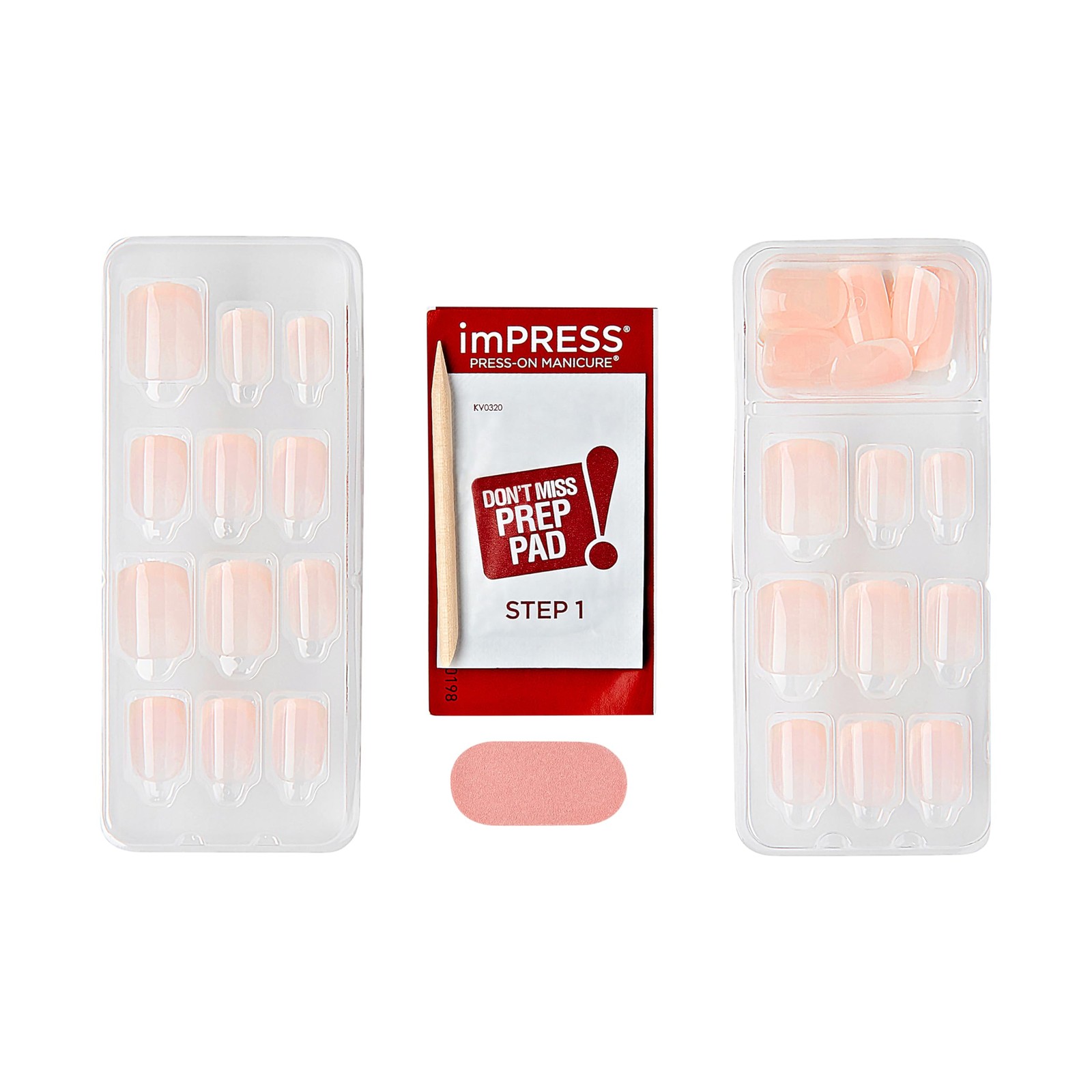 Kiss Impress No Glue Mani Press On Nails, 33 Count (Pack of 1), Genuine