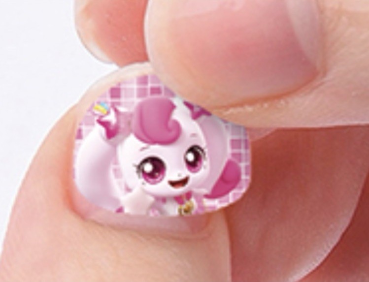 Shootingstar Catch Teenieping Hachuping Nail Stickers A (US Seller)