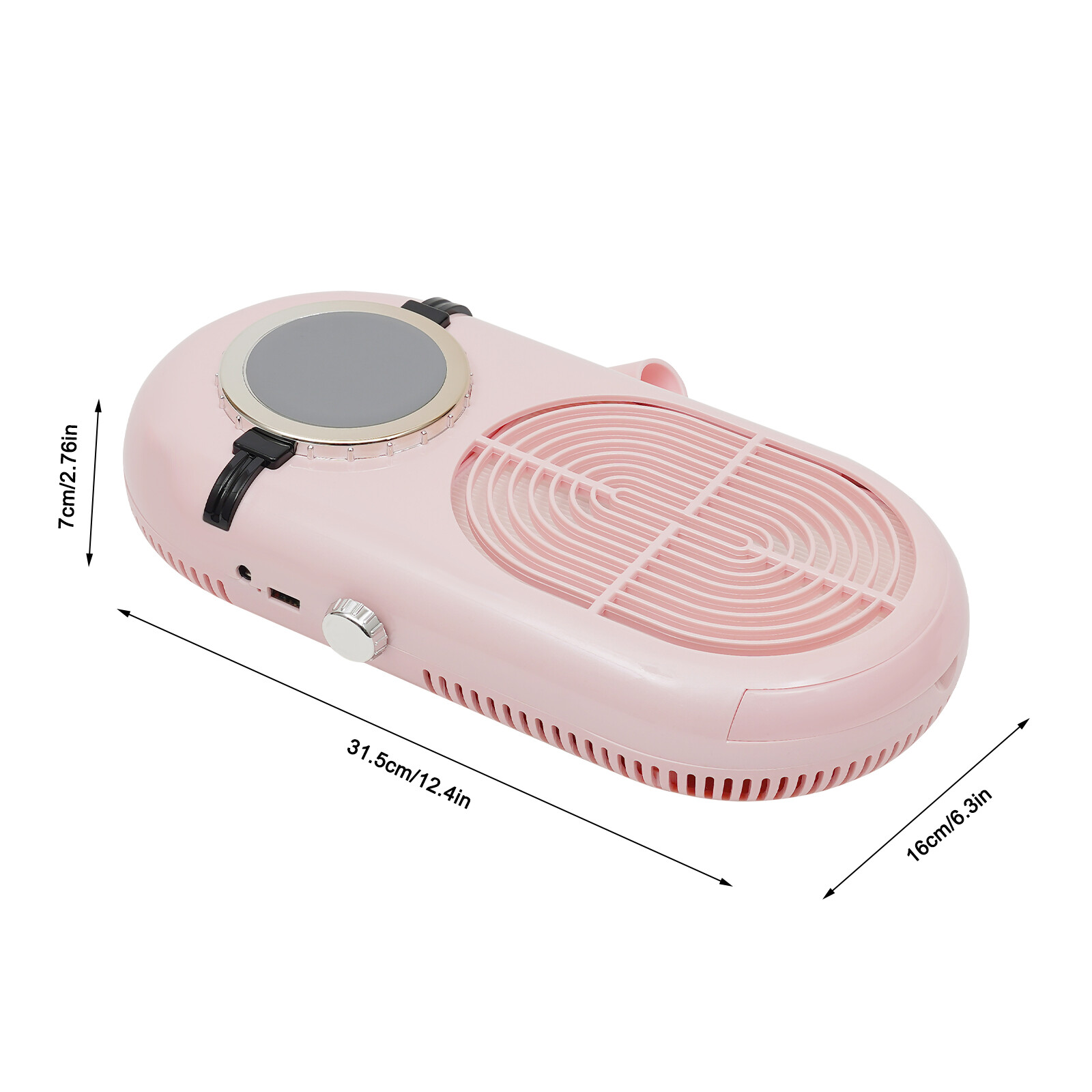Nail Dust Collector Suction Fingernail Art Tool Nail Vacuum Cleaner Manicure 24W