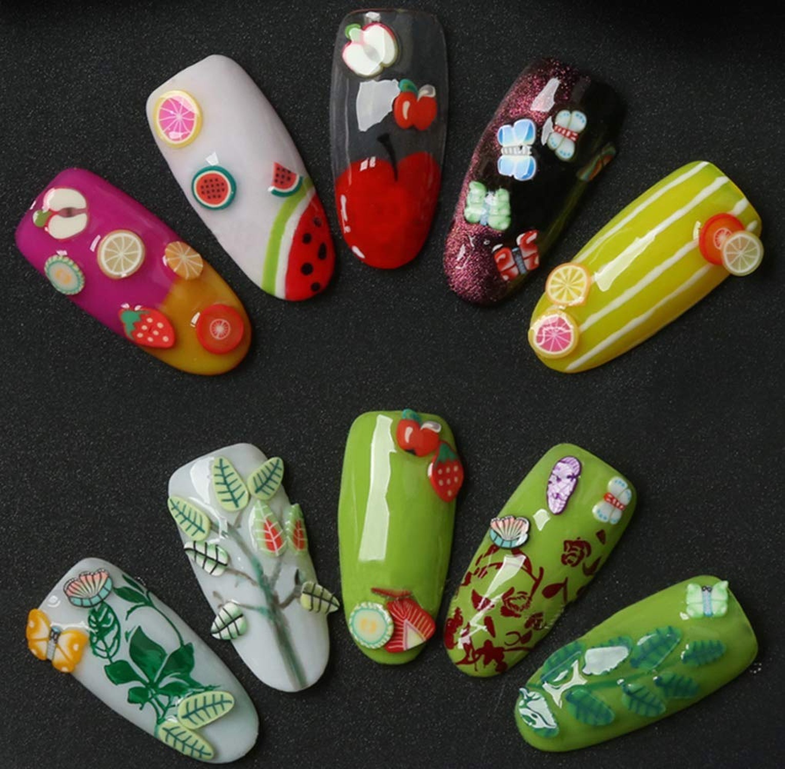 10000 PCS Nail Art Slices Fruits Slice Polyme Slices for Nail Art and Cellpho…