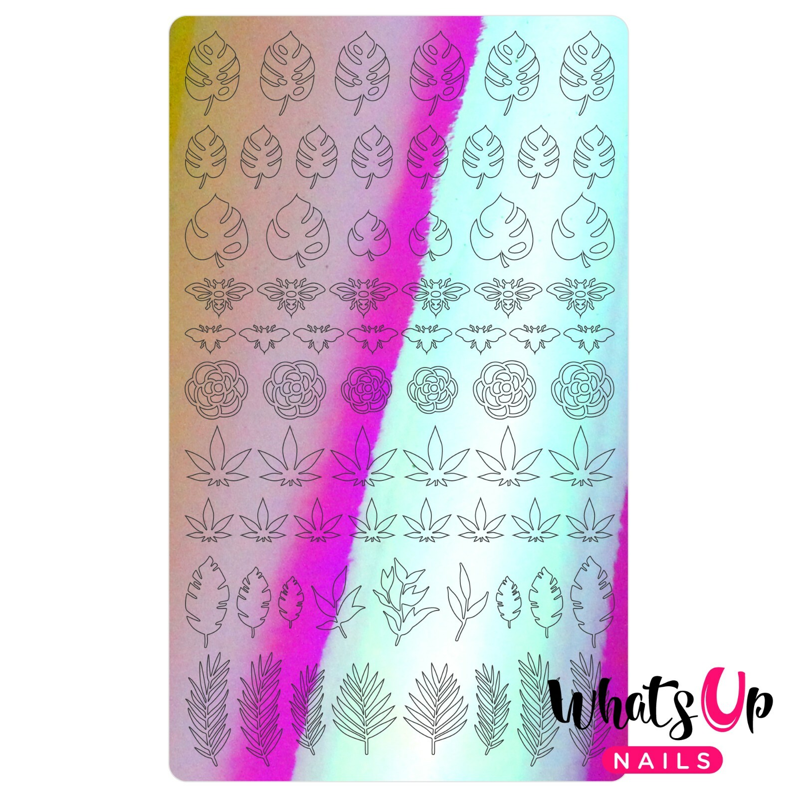 Whats Up Nails Botanical Garden Stickers (Pink) – Daily Charme Collaboration