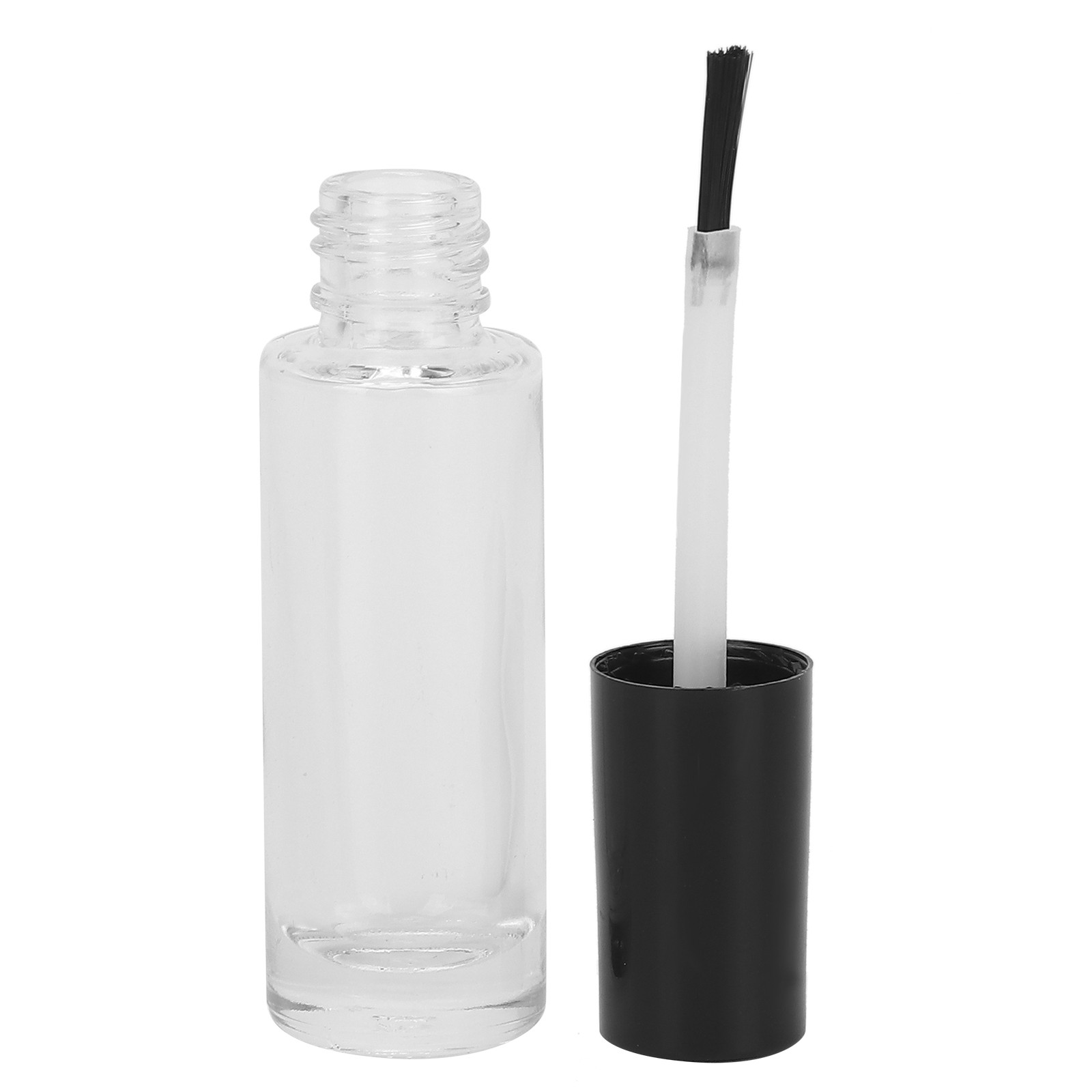10pcs 8ml Empty Nail Polish Glass Bottles Accessory With Brush Cover Mixing