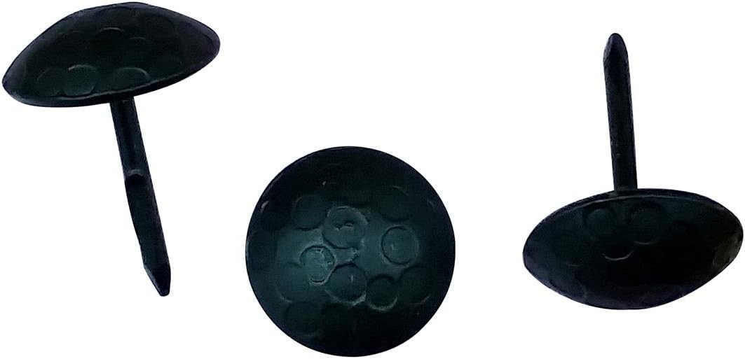Round Matte Black Clavos, 3/4″ Diameter, 50 Pack