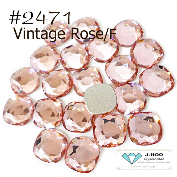 Swarovski 2471 Cushion Flat Back 10mm(4pcs)