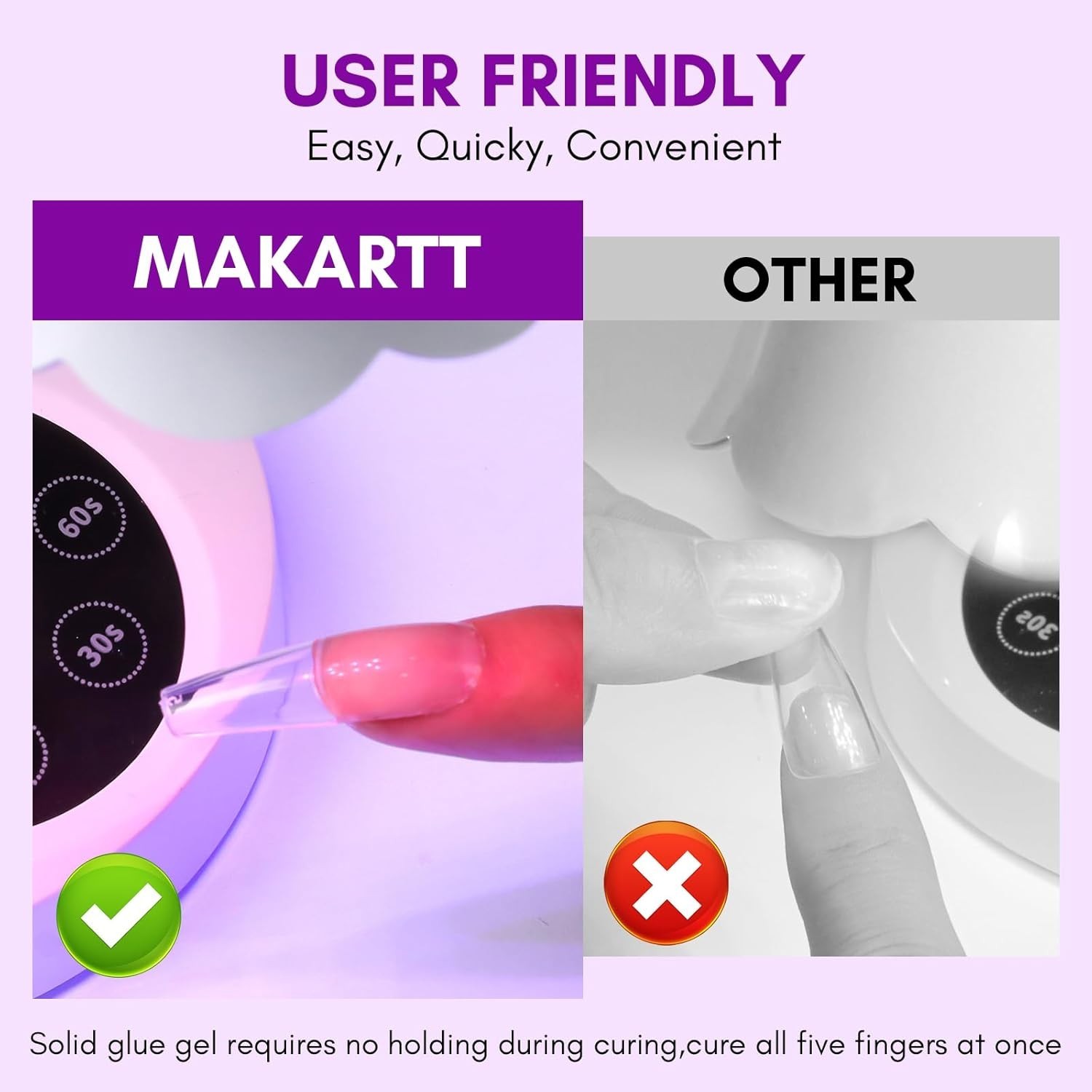 Mess-Free Nail Adhesive Gel – Strong, Flexible, and Odor-Free for No Hassle