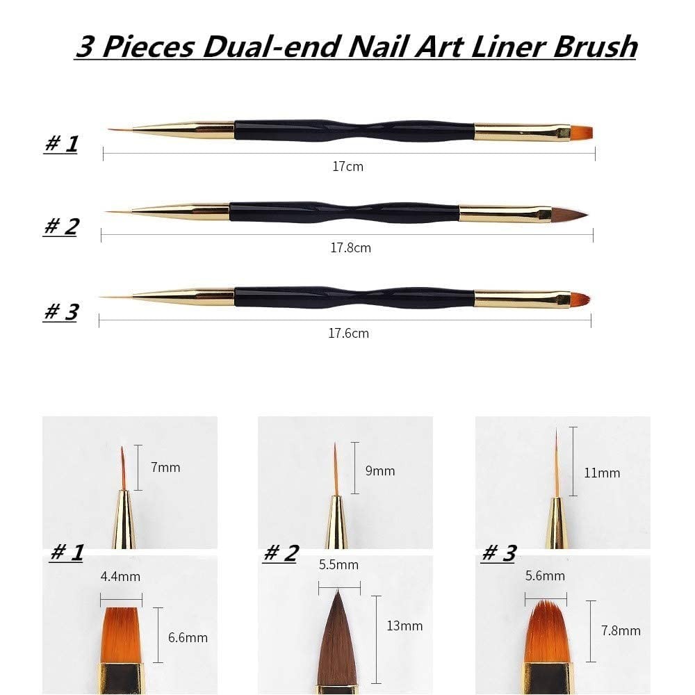 Durable Dual Ended Nail Art Pens Set – Perfect for Professionals & DIY