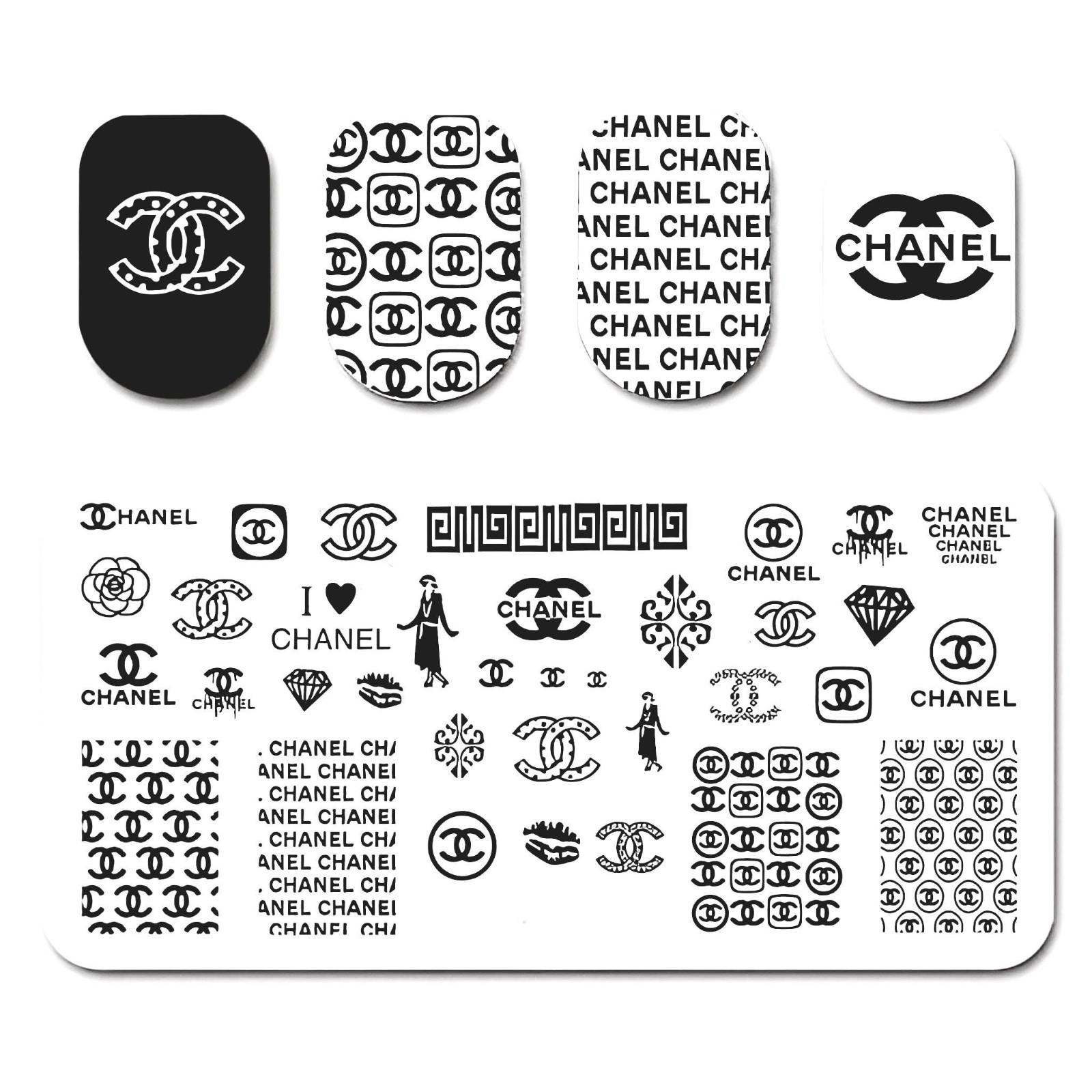 High- Quality Durable Stainless Steel Fashion Luxe Nail Stamping Plate