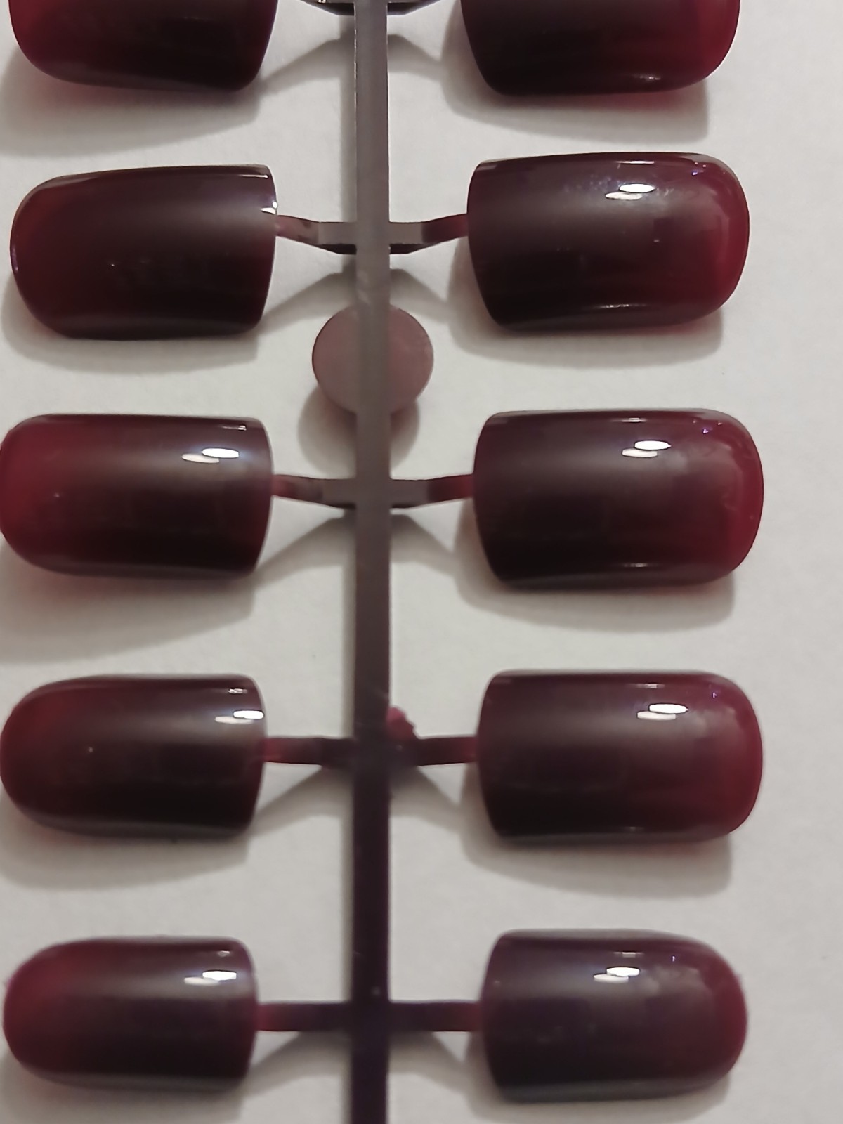 2 New Sets of 24 Press-On Nails Size Short Square Round Glossy