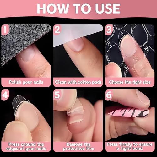 10 Sheets Nail Adhesive Tabs Pcs Clear Nail Stickers for Press Ons, 15 300