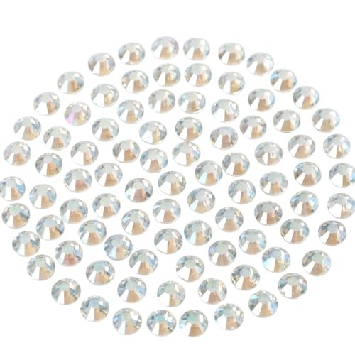 Diamonland Flatback Glass Crystal Rhinestones Rounds Gems for Bedazzling Nail…